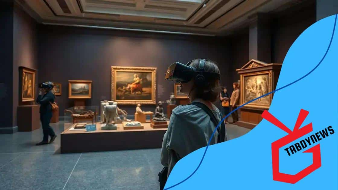 Benefits of VR in museums and galleries
