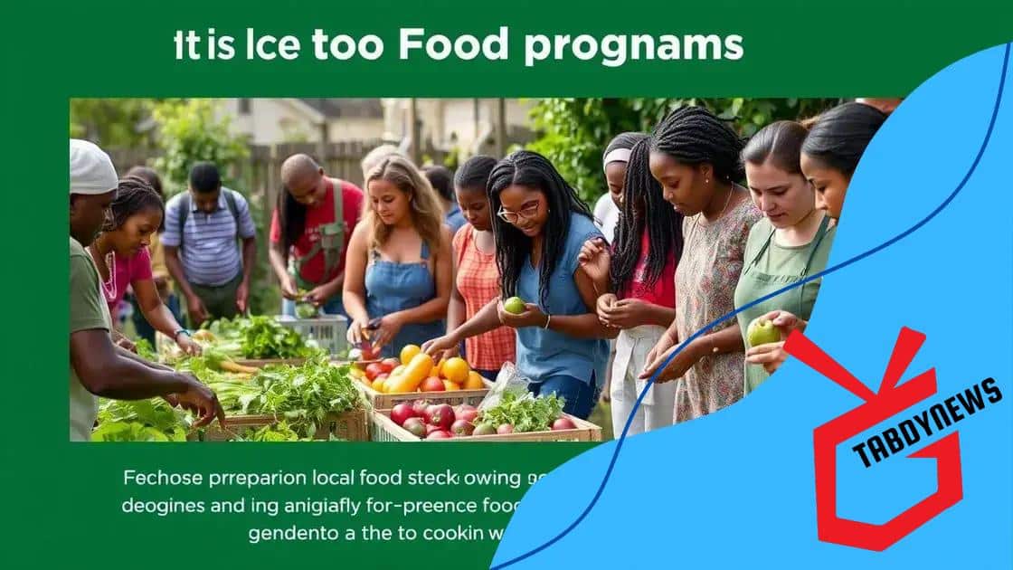 Community engagement in food programs
