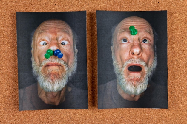 A split-screen image. On one side is a close-up of the meme itself, visibly pixelated and compressed from being shared extensively. On the other side, a graph displaying the meme's trending data on several social media platforms such as Twitter, Reddit, and Facebook, highlighting its explosive growth.