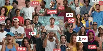 People enthusiastically participating in viral social media challenges, showcasing diverse engagement