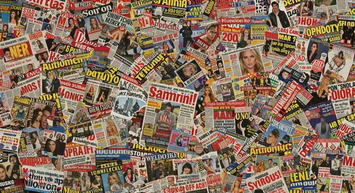 Media frenzy and social media reactions to a celebrity scandal.