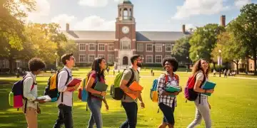 College students walking on campus, symbolizing education funded by Pell Grant